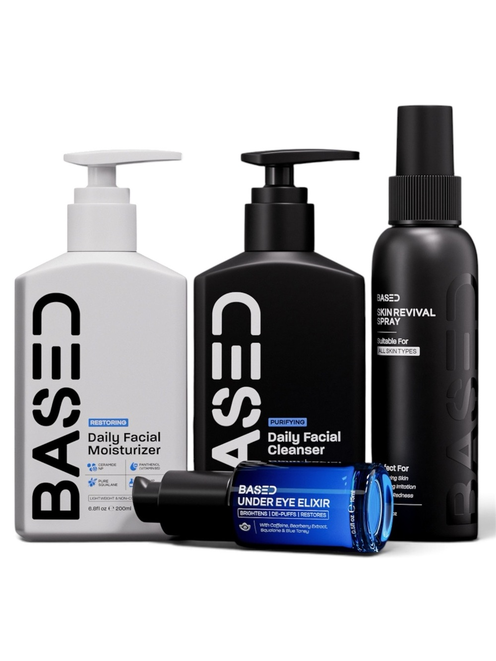 BASED Bodyworks Full Skincare Kit 4-Piece Set New In Box